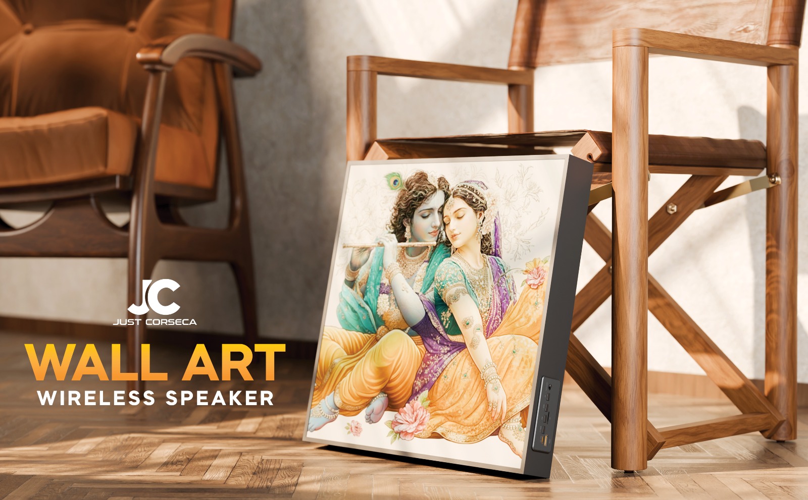 JUST CORSECA introduces wall art wireless speakers that blend home decor with everyday audio